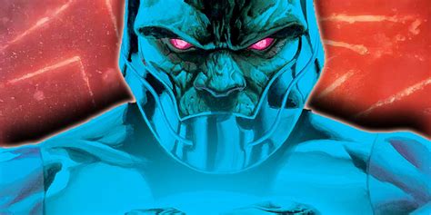 why is darkseid laser beams bend